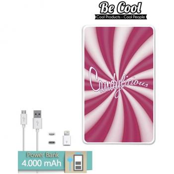 Becool® - Batería Externa Power Bank 4000 mah + Gratis 1 cable USB-MicroUsb