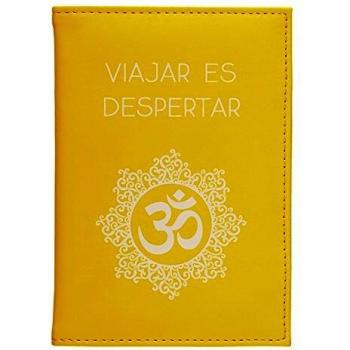 Laroom Funda para Pasaporte, PU y Polyester, Amarillo