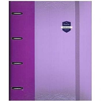 Carpeta Equipada PRAXTON Premium, Din-A4 120H 4 Anillas 35 mm.