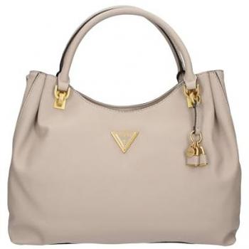 Guess Cosette Beige Polyethylene Shoulder Bag for Women, One Size