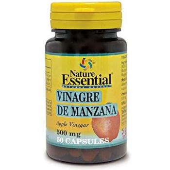 Nature Essential - Vinagre de manzana, 500mg, 50 cápsulas