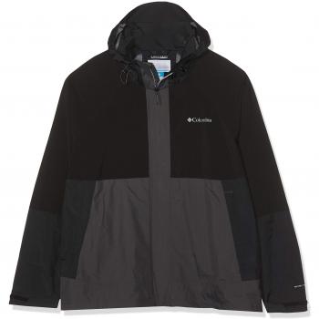 Columbia Evolution Valley Chaqueta, Hombre, Black, Shark, 4X Supersize