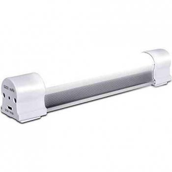LETOUR Barra de luz de trabajo magnética con tubo LED de 60 W 4000 lúmenes, 5 niveles regulables, linterna de camping recargable por USB, luz portátil de resistencia para 60 horas