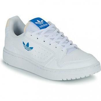 adidas Originals NY 90 J Children's Trainers in Cloud White and Blue Rush