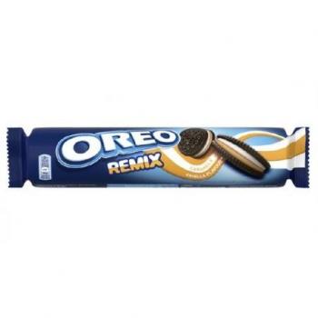 Galletas Oreo Remix Caramelo & Vainilla 157gr (8 unidades)