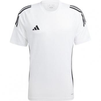 Camiseta de fútbol adidas tiro24 hombre blanco