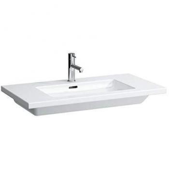 Lavabo Laufen Living Square 90 x 48 cm, bajo encimera, sin agujero para grifo, con desagüe