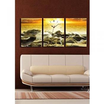 Asir Group LLC 228CLA2695 Clock Art, Ativ Decor Canvas Reloj de Pared