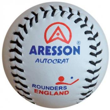 Aresson Autocrat Rounders juego piel Competition Match Ball Blanco