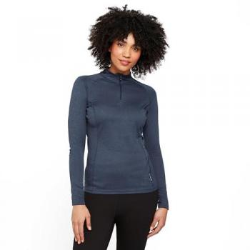 Montane Women's Dart Zip Neck Top - Eclipse Blue - Size 12