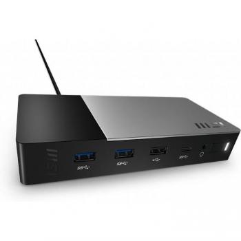 Estación de Acoplamiento MSI USB-C Gen 2 con 9 Puertos y 2x USB-A 3.0