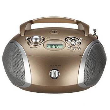 Grundig GDP6392 - Radio (reproductor de CD, radio, MP3, WMA), color marrón (importado)