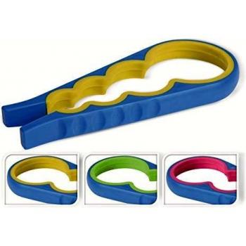 BigBuy Cooking V0201380 Abridor de Botes y Tarros Twist, Plástico, Multicolor