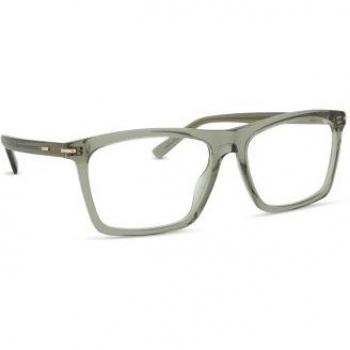 Gucci GG1445O Square Acetate Glasses for Men with Brown Full-Rim Frame, 56mm/17mm/145mm
