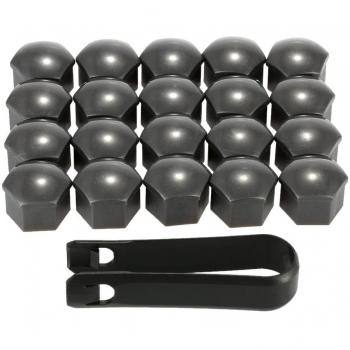 KKmoon 20Pcs 17mm Tapa Tuerca Perno Removal Herramienta para Neumáticos Coche VW AUDI