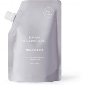 HAAN Margarita Spirit Vegan Deodorant Roll-On Refill 120ml - Natural Ingredients, Recyclable