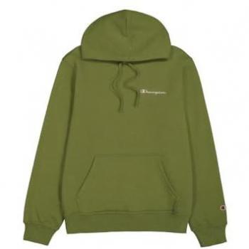 Sudadera con capucha Champion hombre felpa pequeña logo XL verde