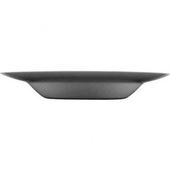 H & H Premiere plato Pasta, redondo, cristal, blanco, 28 x 28 x 4 cm