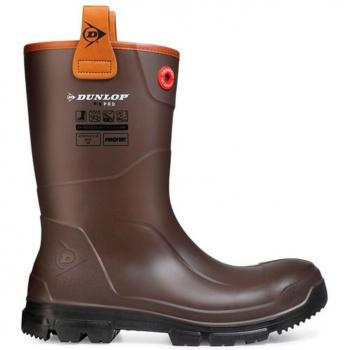 Dunlop - Botas de agua unisex Purofort RigPro Marrón Oscuro