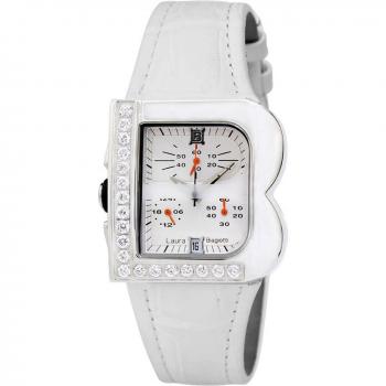 Reloj de piel Laura Biagiotti para mujer con correa de cuero genuino