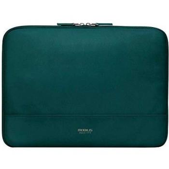 Funda Blanda para Tablet y Portátiles de 10 a 12,5, Funda Acolchada con Elásticos de Sujeción, Cuero PU, Resistente al Agua, Laptop Sleeve, Azul de Prusia