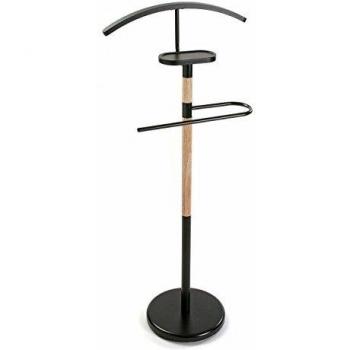Versa Holstebro Galán de Noche Moderno Multifuncional con 2 Perchas o Colgadores para Ropa de Hombre o Mujer, , Medidas