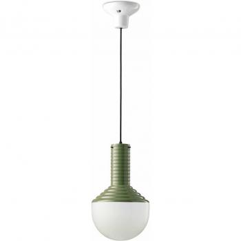 Lámpara Colgante Vintage Selarón Verde Salvia con Diseño Cerámico y E27