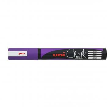 Uni-Ball PWE-5 M Chalk Marker Medio Punta Redonda – Violeta