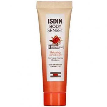 ISDIN BodySenses Crema de Manos, Gama Relajante con Flor de Loto, Hidrata tu piel de sensaciones - 30ml