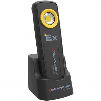 Linterna de trabajo Scangrip UNI-EX 290lm, LED recargable, IP65, a prueba de explosiones