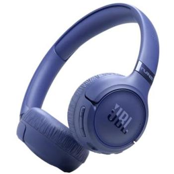 Auriculares Inalámbricos JBL Tune 680NC con Cancelación de Ruido Adaptativa, Bluetooth, Diadema Plegable, Color Azul