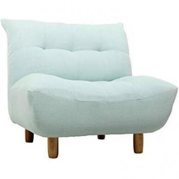 Sillón diseño escandinavo verde agua YUMI de Miliboo