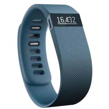 Fitbit Charge Pulsera de Actividad física + sueño inalámbrica, Unisex, Azul Pizarra, L