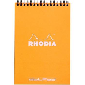 Cuaderno Rhodia Notepad A5 - Dot (puntado) - Naranja