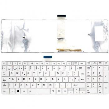 TECLADO PARA PORTÁTIL TOSHIBA SATELLITE C50-A C50D-A BLANCO