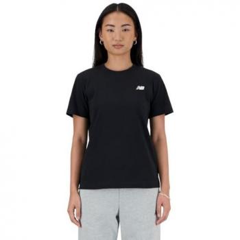 Camiseta Sport Essentials Jersey de New Balance para mujer, color negro, talla XS