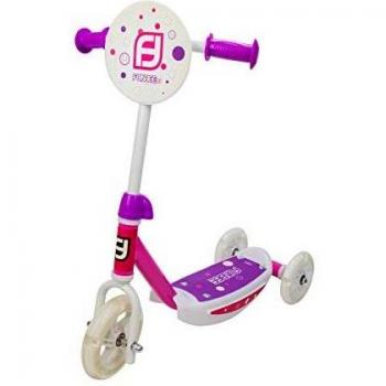Funbee - Patinete de Tres Ruedas, OFUN13-F-LED-ES, Color Rosa