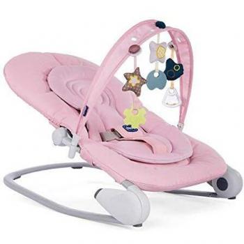 Chicco Hoopla - Hamaca con arco de juegos y reductor, Rosa