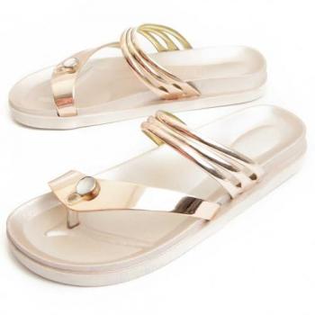 Sandalia para Mujer Montevita Deobril 90758 Dorado Talla: 38