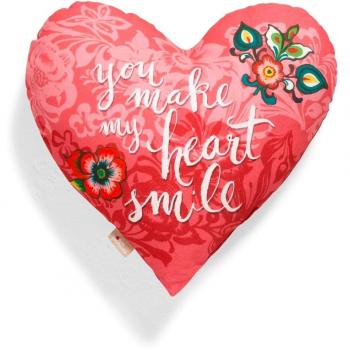 Desigual CUSHION _ heart Special Day cojín cuadrado fibra sintética rojo 45 x 45 cm