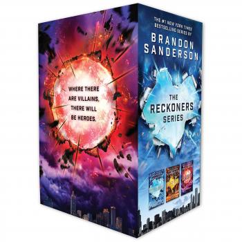 Caja de Libros Tapa Dura de la Serie Reckoners: Steelheart, Firefight, Calamity de Brandon Sanderson