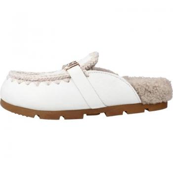 Zapatillas Hogar Mujer Marca Mou Modelo Winter Bio Slide Color Blanco WXWHI
