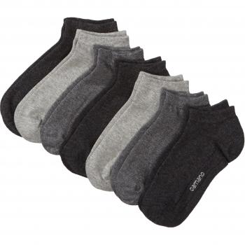 Camano 3003 Ca-Soft Sneaker 7 Paar Calcetines Cortos, Gris