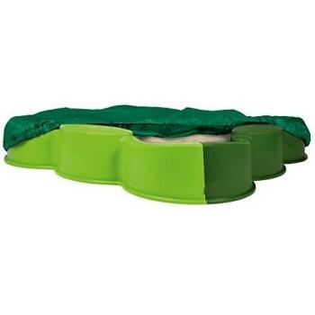 BIG - Cajón de Arena con Cubierta, Color Verde