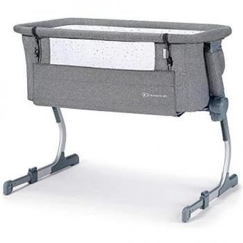 kk Kinderkraft Cuna Colecho UNO UP, Plegable, con Accesorios, Co-Sleeping, Gris