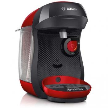 Cafetera Automática de Cápsulas Bosch TASSIMO Happy Roja/Negra