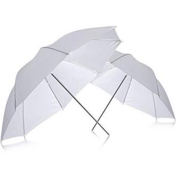Neewer 2pcs Professional Photography 33 83cm Studio Lighting Reflective Flash Translucent White Soft Umbrella