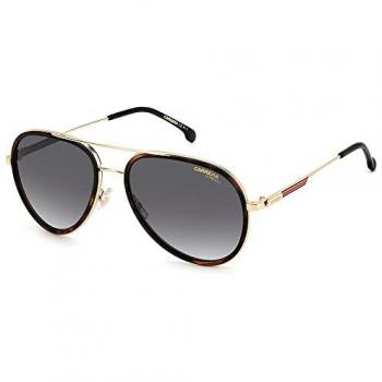 Carrera 1044/S Aviator Sunglasses - Dark Havana Grey Gradient, Brown Metal, One Size