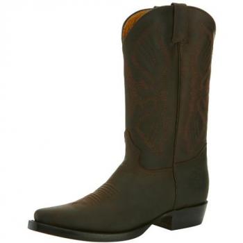 Grinders Men's Louisiana Brown Cowboy Leather Boots EU 42