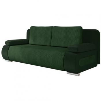 Sofá-cama Comfivo 144 con caja de ropa de cama, verde, 200 x 77 x 92 cm
